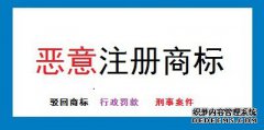 恶意注册商标的行为有哪些，有什么后果？