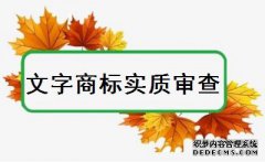 文字商标注册实质审查哪些内容？