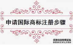 申请国际商标注册有哪些步骤？